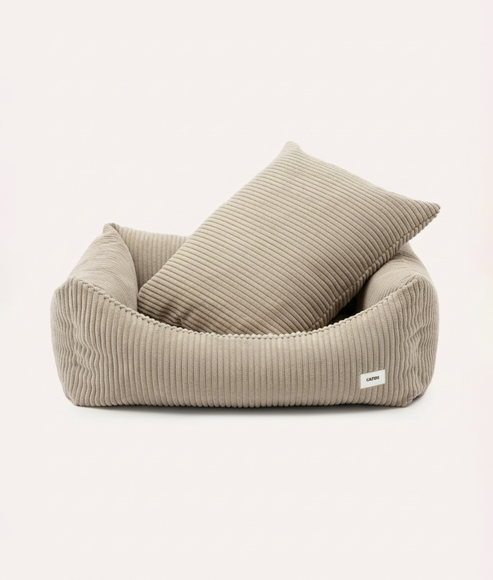 Cama Perro Pana Snozy Beige
