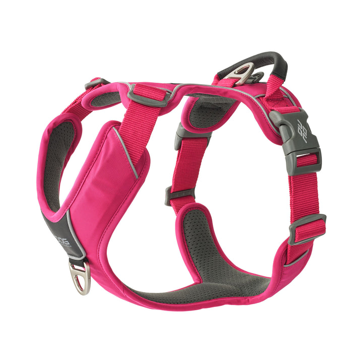 Arnés Comfort Walk Pro V3 rosa para perro con diseño seguro y reflectante