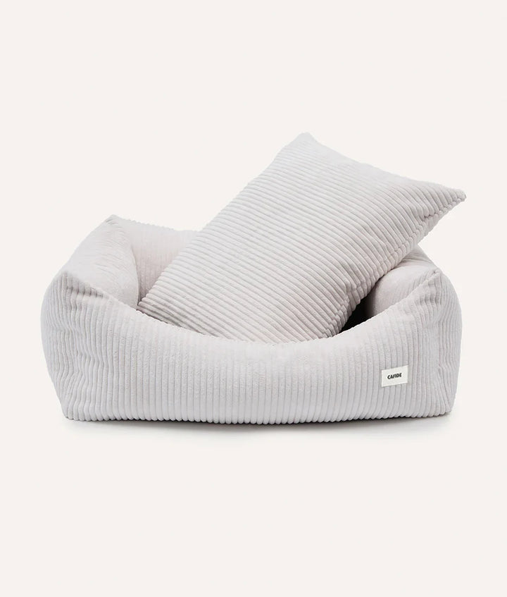 Cama Snozy de Pana Blanco hueso Cafide