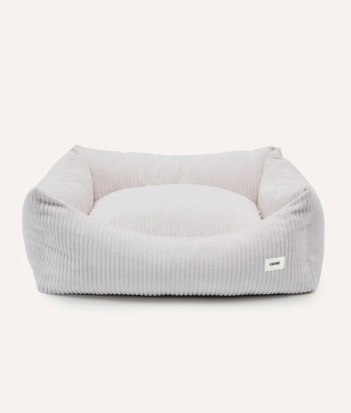 Cama Snozy de Pana Blanco hueso Cafide