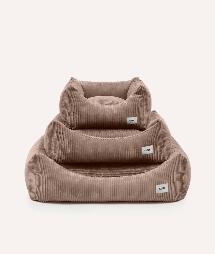Cama Snozy de Pana Moca Beige Cafide