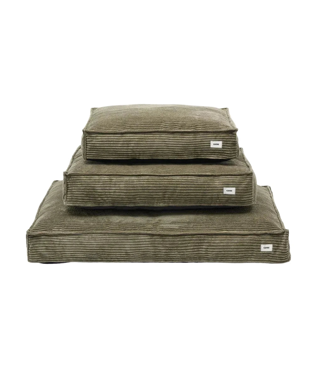 Cama Cuadra de pana Cafide
