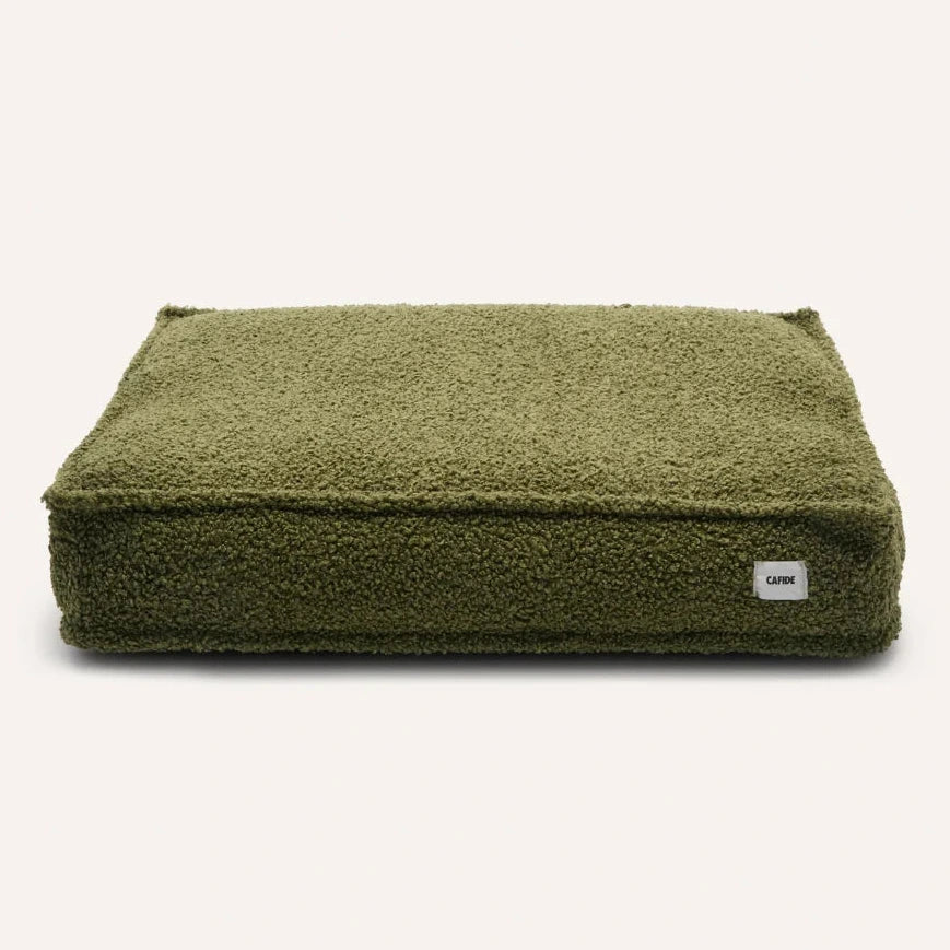 Cama Cuadra de borreguito Verde Cafide