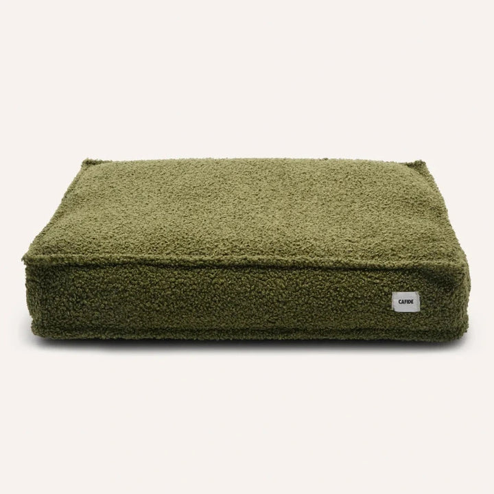 Cama Cuadra de borreguito Verde Cafide