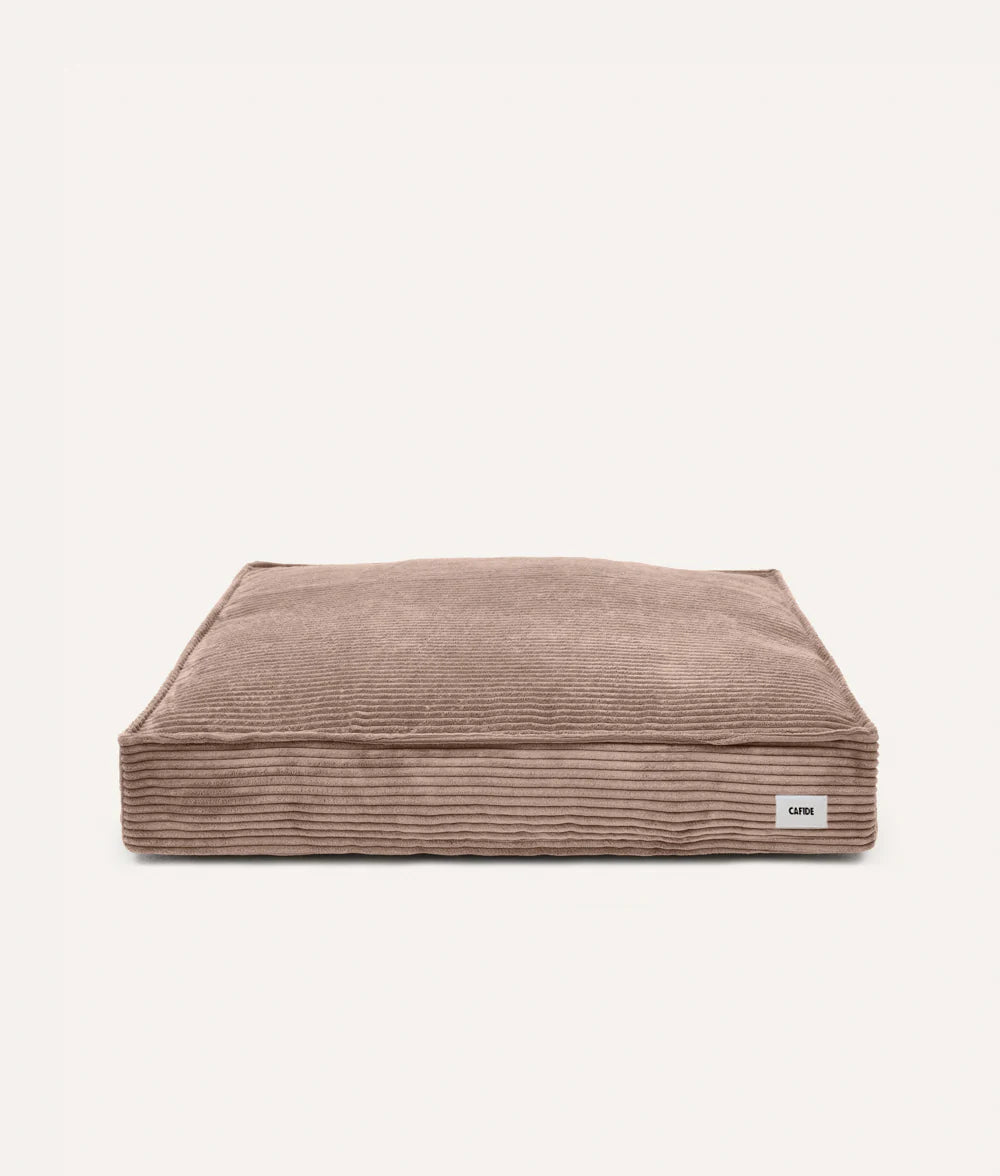 Cama Cuadra de pana Cafide