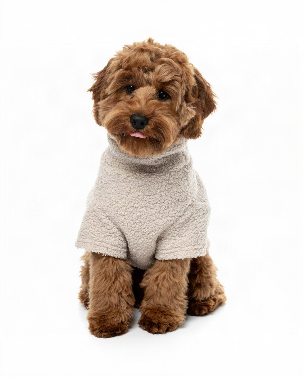 Fuzzyard Life Boucle Sweater Sandstone