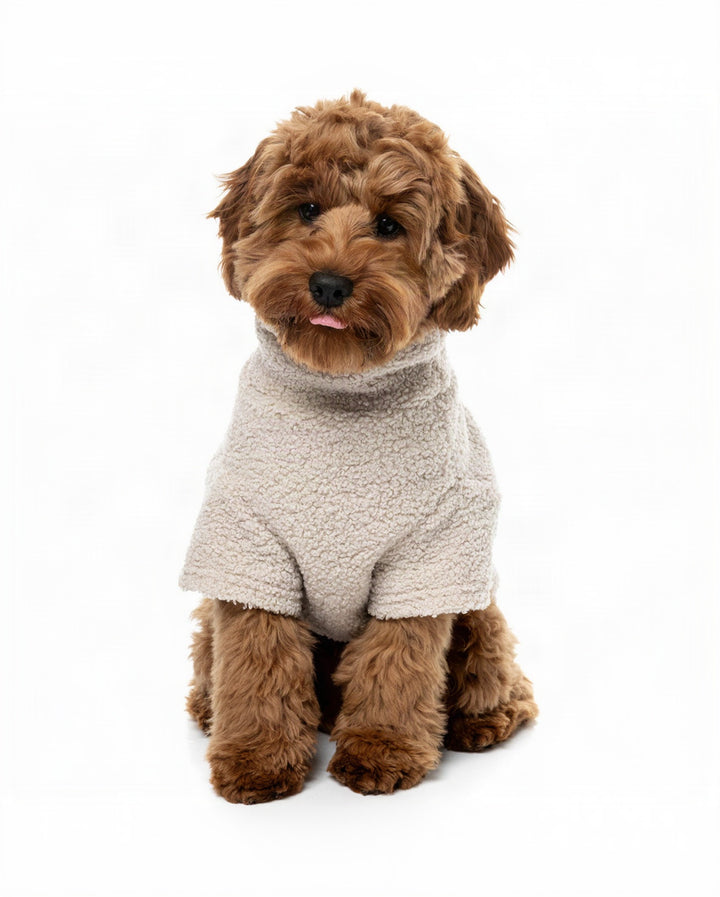 Fuzzyard Life Boucle Sweater Sandstone