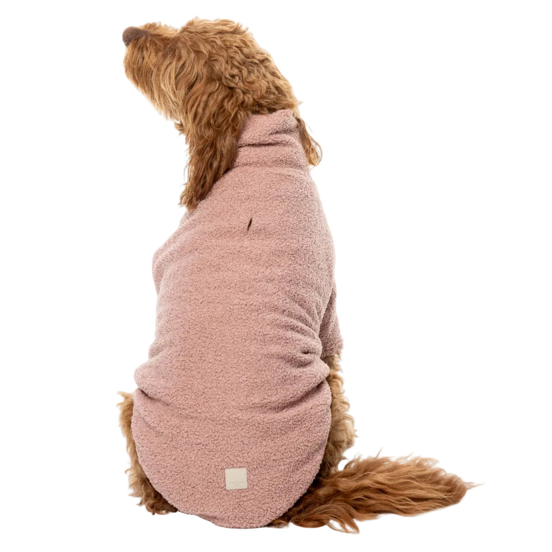 Fuzzyard Life Boucle Sweater Soft Blush