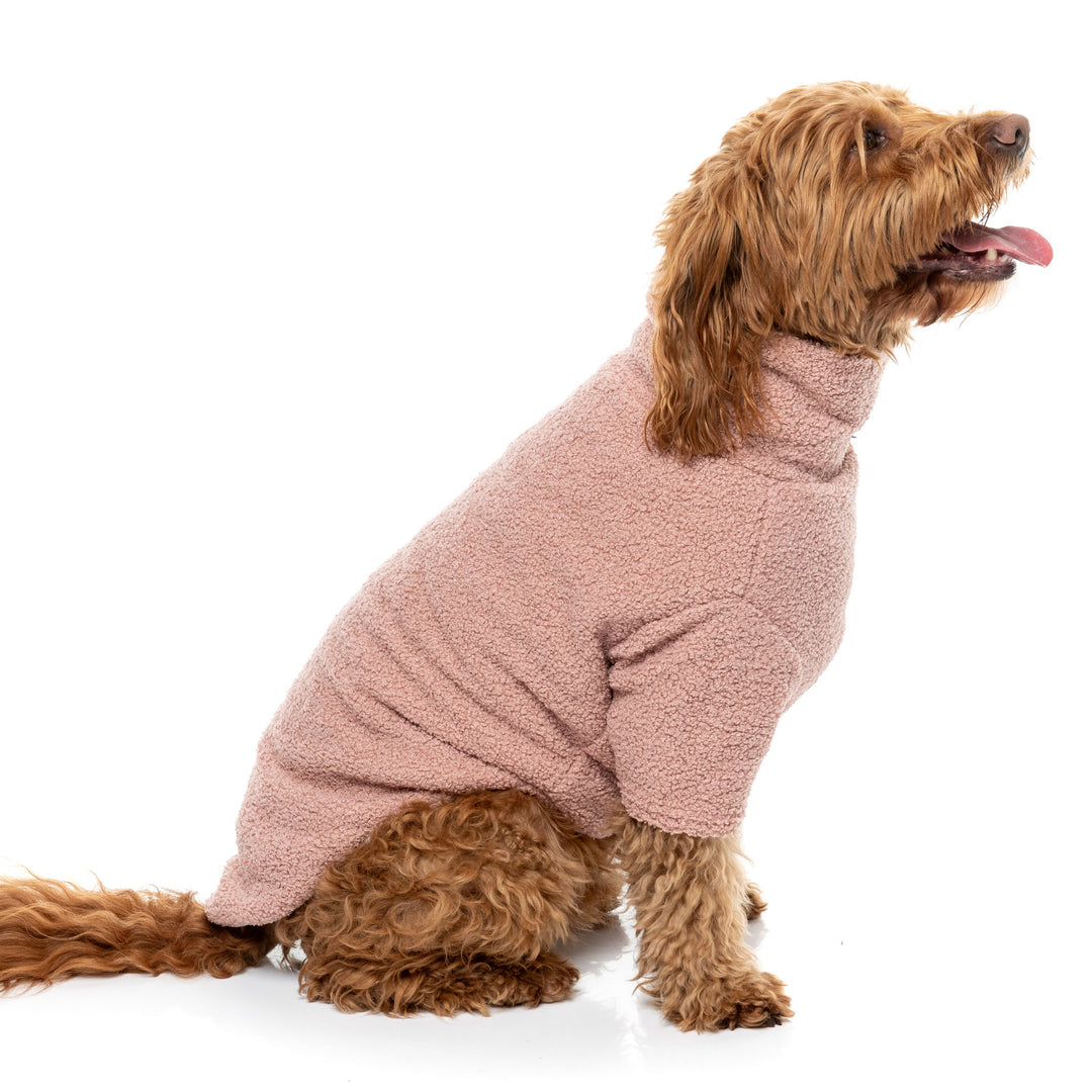 Fuzzyard Life Boucle Sweater Soft Blush