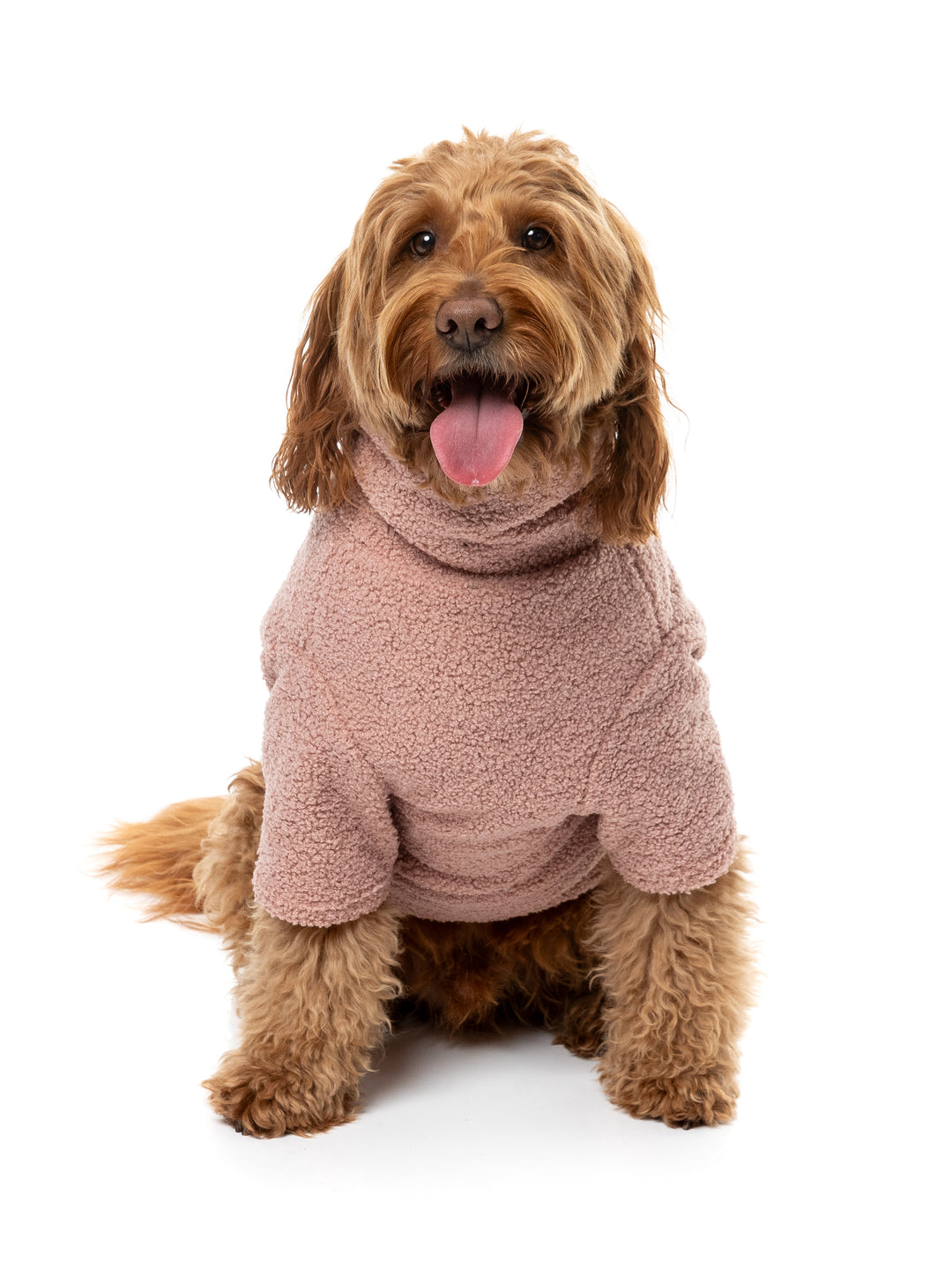 Fuzzyard Life Boucle Sweater Soft Blush