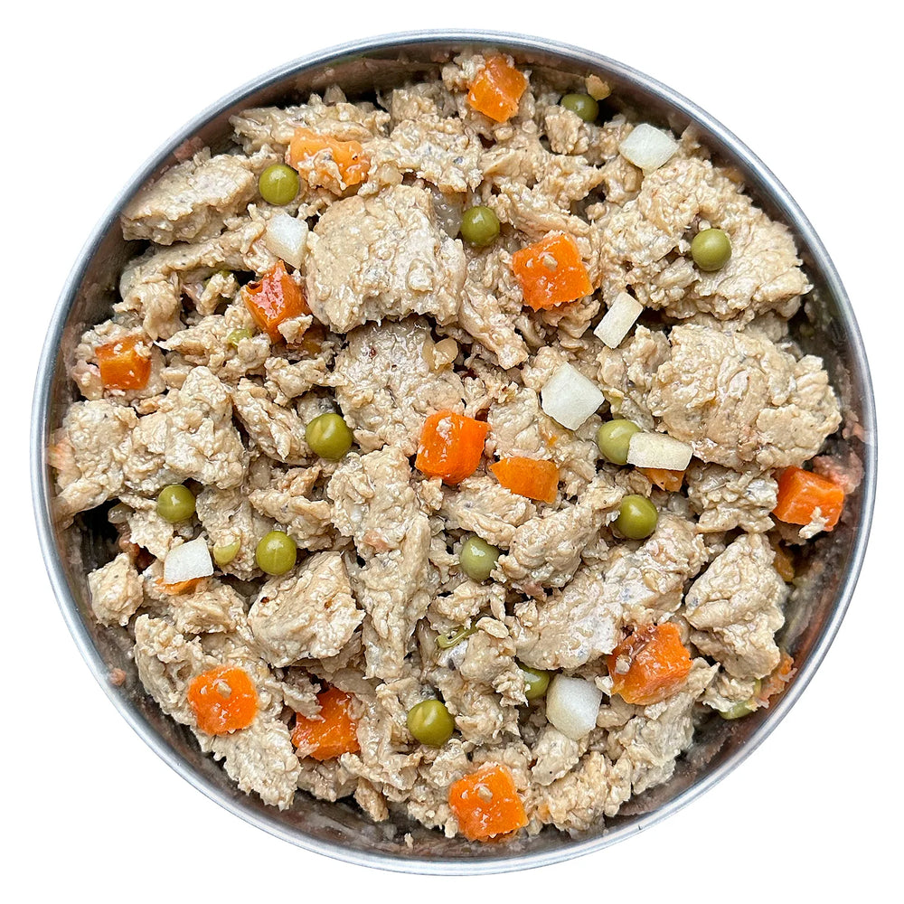 Plato comida cocinada para perro de la marca fidelis de salmon