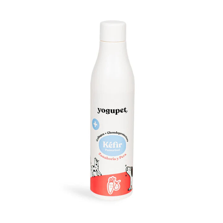 Kéfir pasteurizado Yogupet con zanahoria y pera para articulaciones