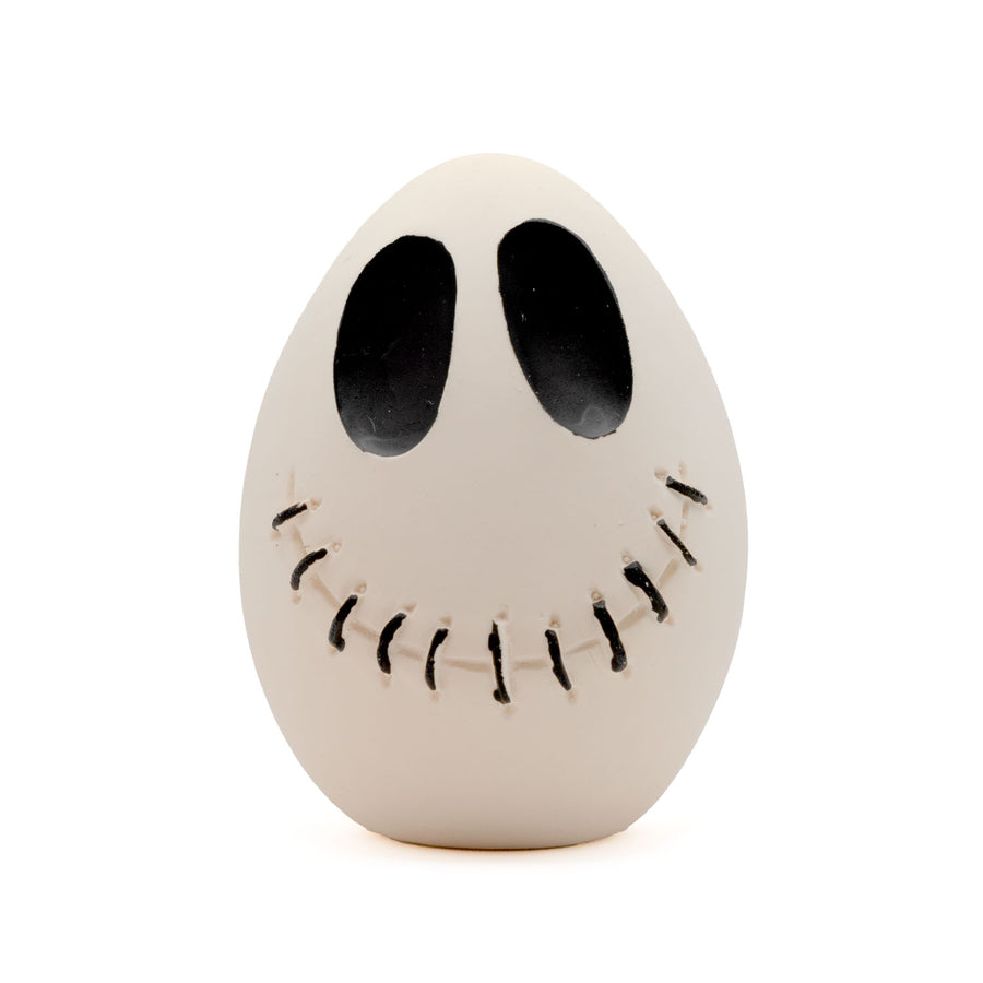 Juguete para perro Lanco Original Egg tamaño L diseño calavera Halloween de caucho natural con pito