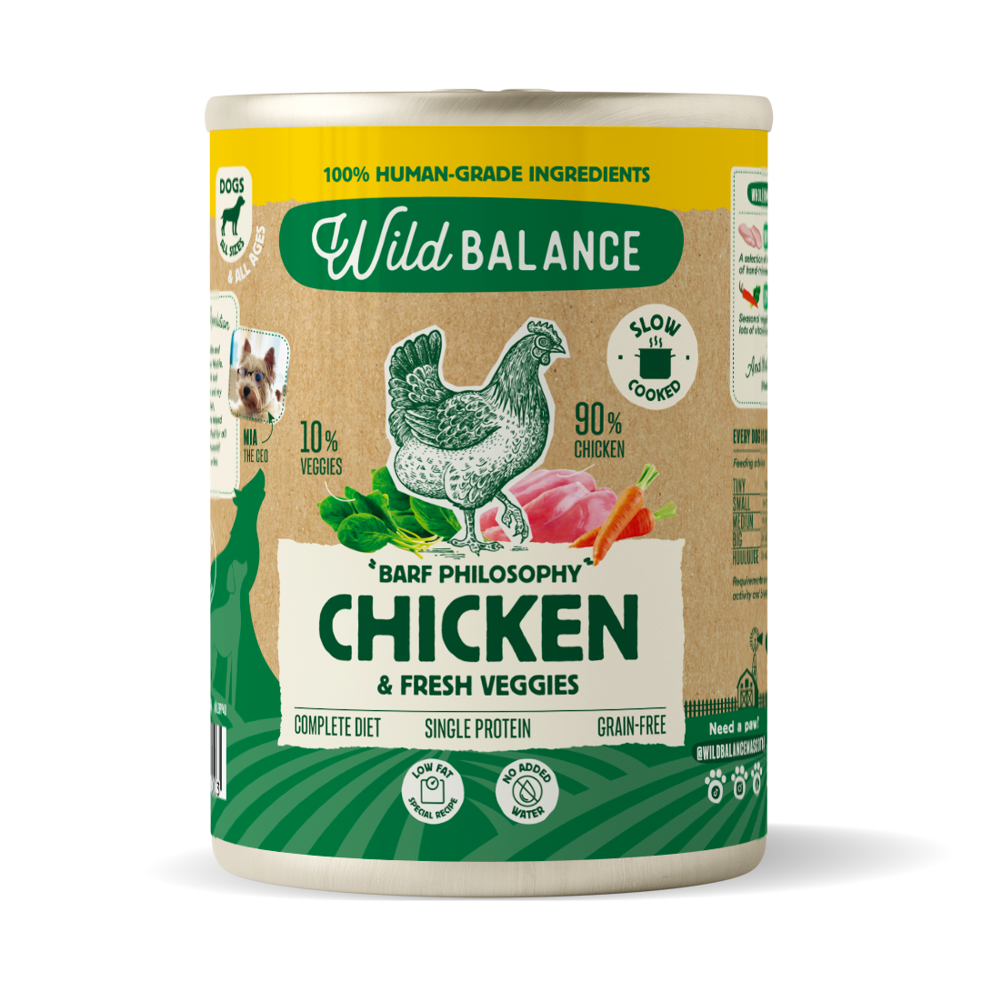 Lata de Pollo Filosofía BARF 400g