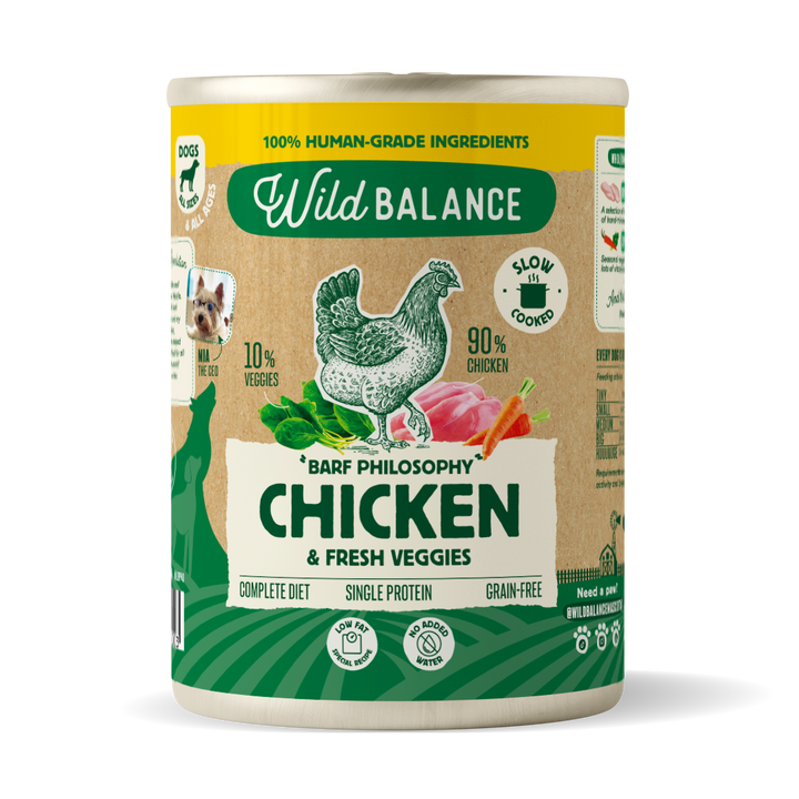 Lata de Pollo Filosofía BARF 400g