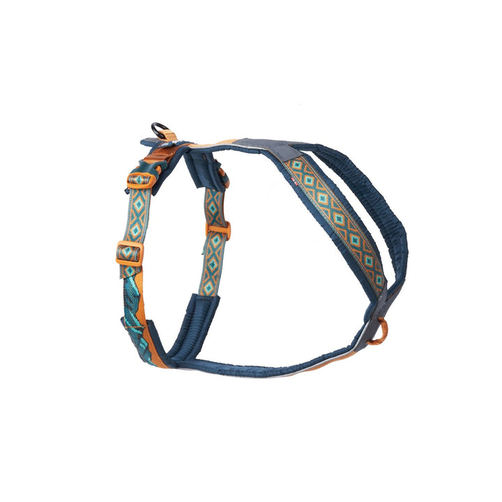 Foto de producto del arnés Non-stop Dogwear Line Harness 5.0 Rachel Pohl Teal Oak. Diseño ergonómico, materiales premium y detalles artísticos. Combina resistencia, ligereza y estilo para el día a día o aventuras outdoor.