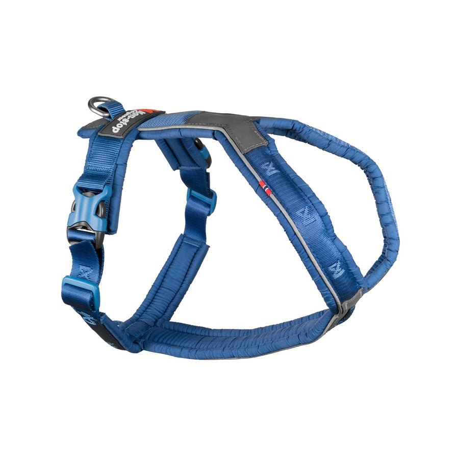 arnés para perro Non-stop Dogwear Line Harness 5.0 color azul, cómodo y deportivo