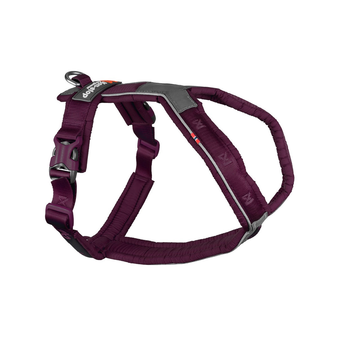 arnés para perro Non-stop Dogwear Line Harness 5.0 color púrpura, ideal para paseos activos