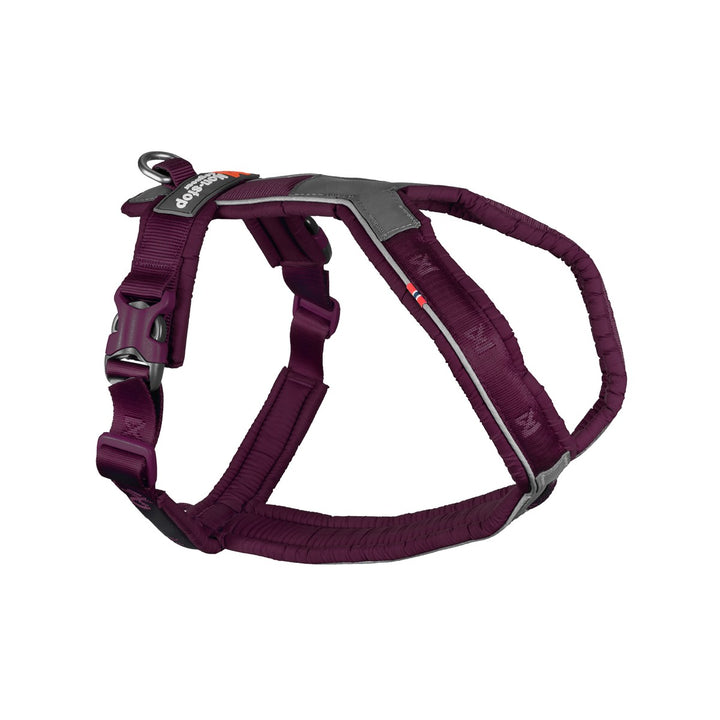 arnés para perro Non-stop Dogwear Line Harness 5.0 color púrpura, ideal para paseos activos