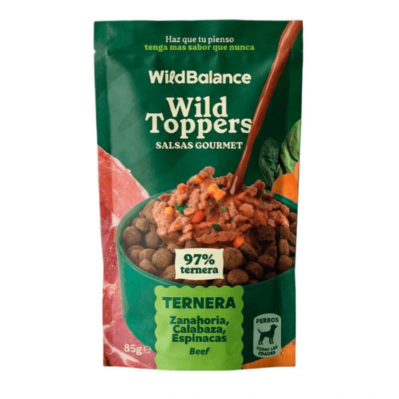 foto del proucto topper de ternera de la marca wild balance