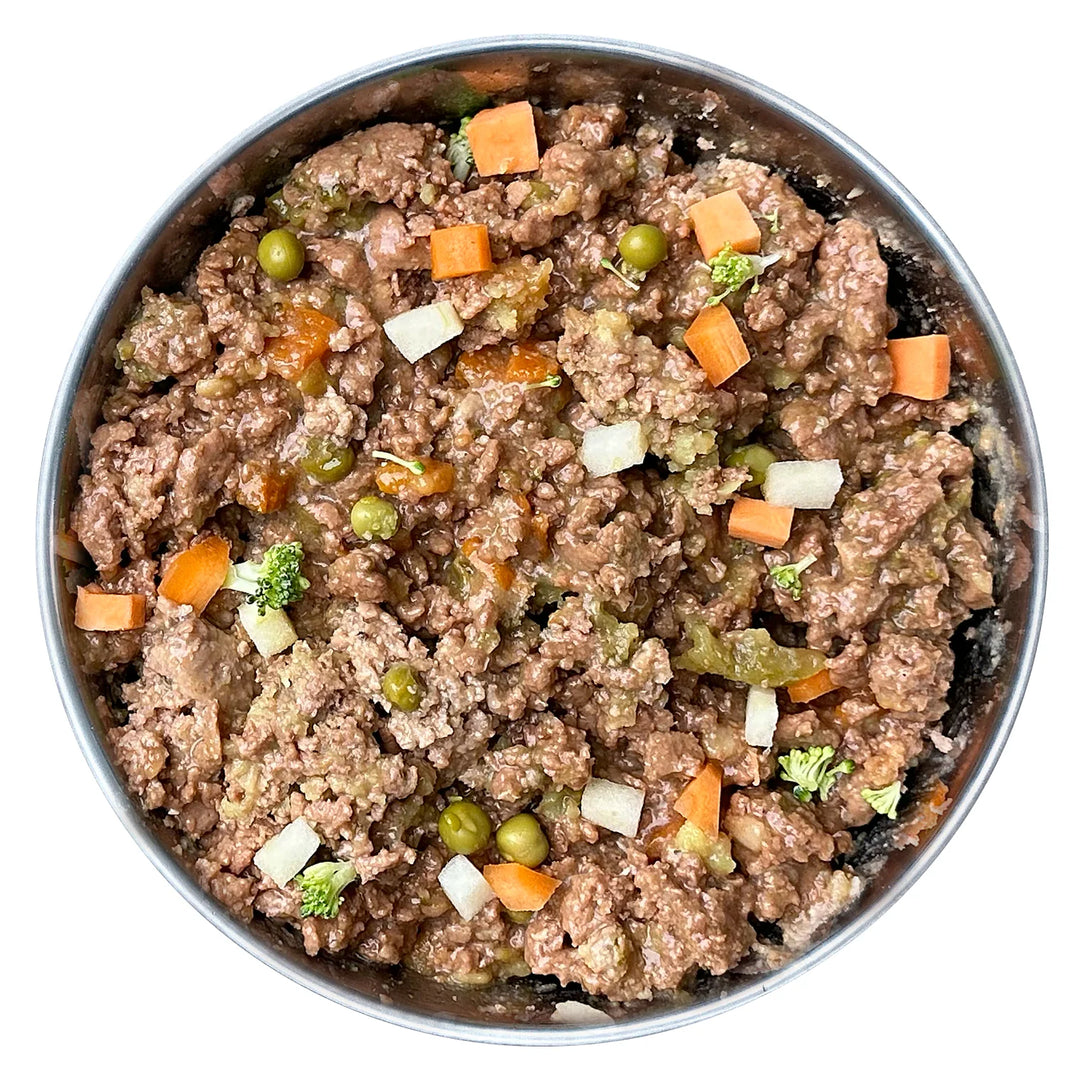 Plato comida cocinada de pavo de la marca fidelis para perros