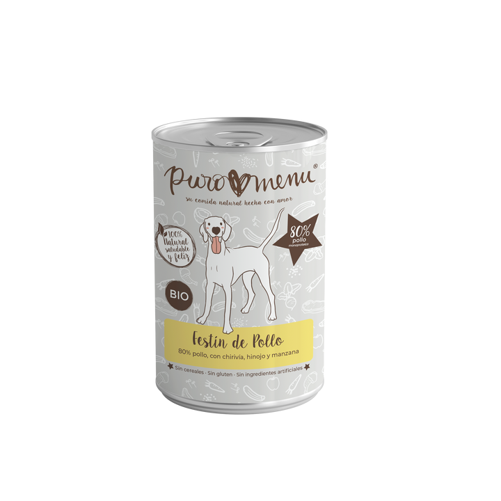 Puro Menú Alimento BIO Cocido Pollo 400g