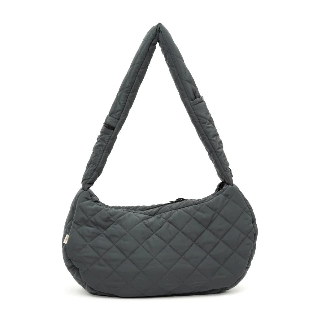 Bolso transportín acolchado FuzzYard Life color beige sandstone para perros pequeños