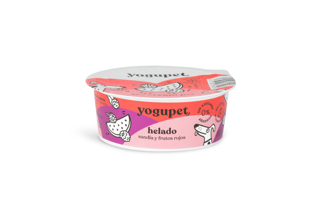 Yogupet Helado Sandía y Frutos Rojos