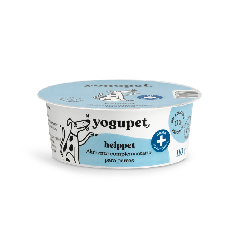 Yogur funcional para perros Yogupet Helppet para reforzar sistema inmune y bienestar general