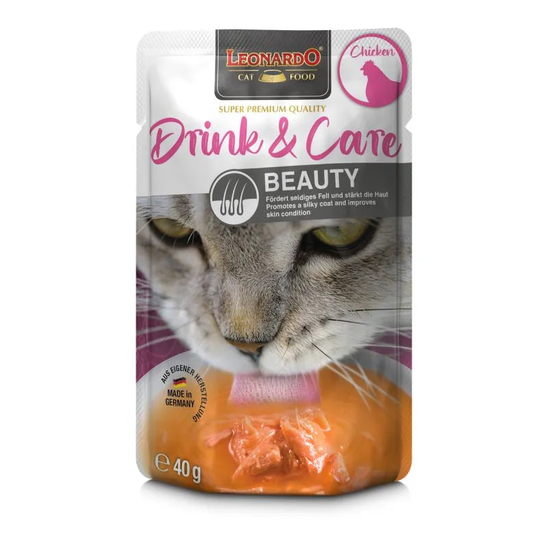Leonardo Drink Beauty Pollo y Aceite de Krill 40g