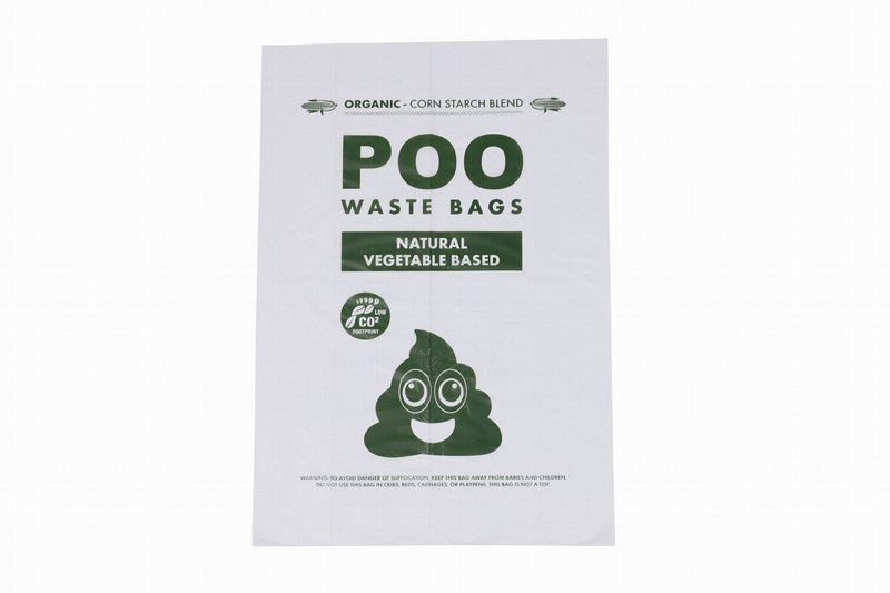 Bolsas POO 100% Orgánicas (120 bolsas – 8 rollos) Aroma a Rosa