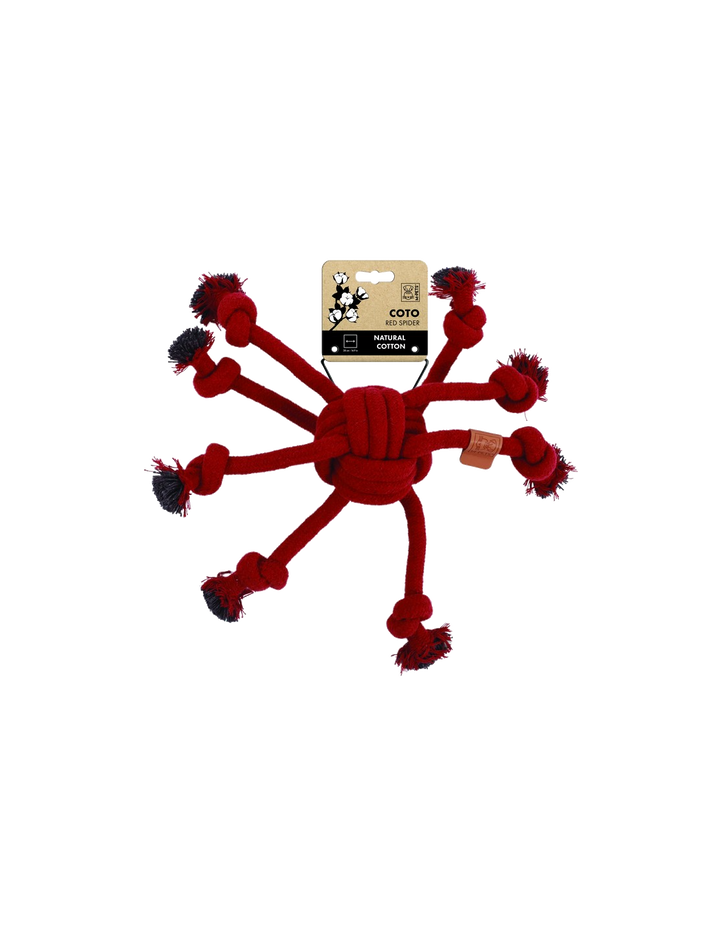 Coto Araña – Juguete de cuerda algodón natural resistente