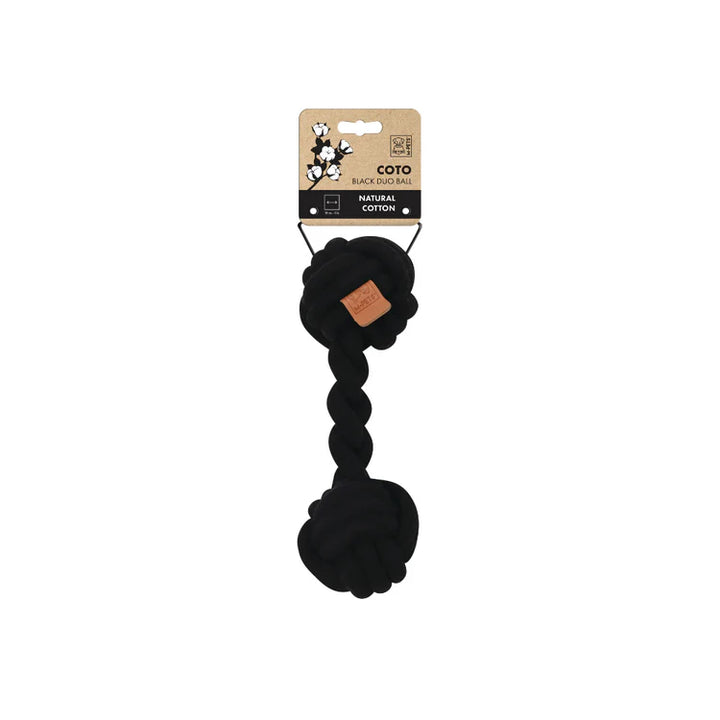 Coto Duo Ball – Juguete de cuerda algodón natural