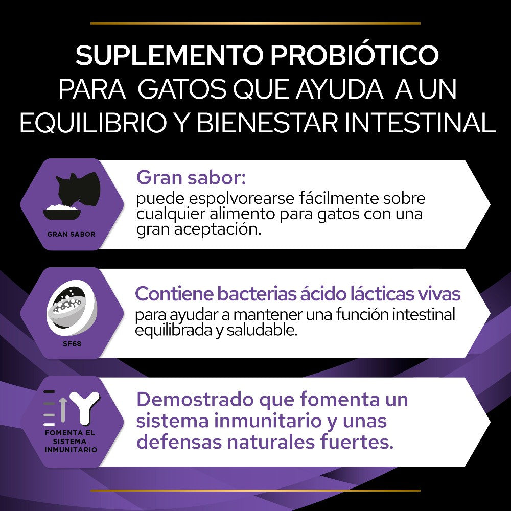 Purina Pro Plan FortiFlora Feline Probiotic Gatos (Pack 30)