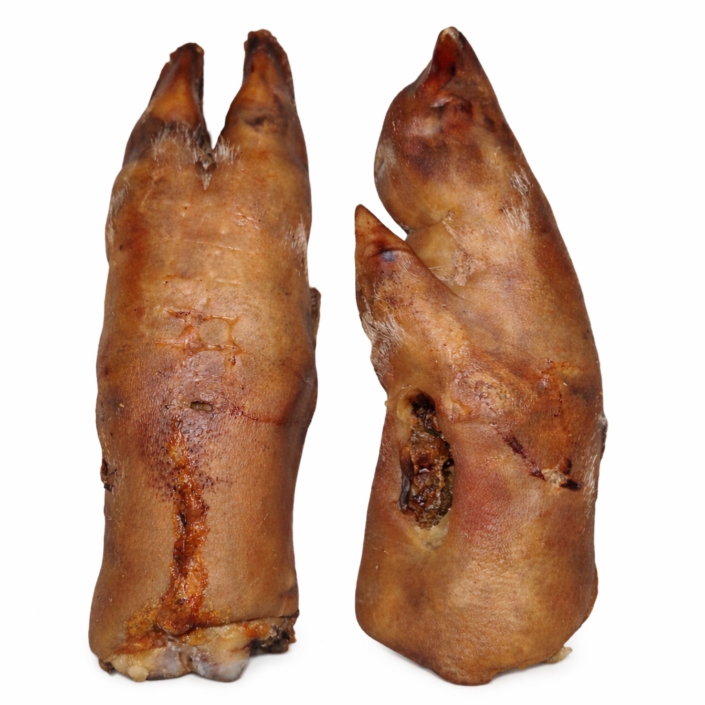 Pata de cerdo deshidratada 100 % natural para perros snack duradero y dental